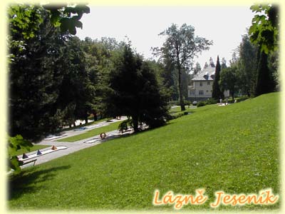 minigolf v Lznch Jesenk